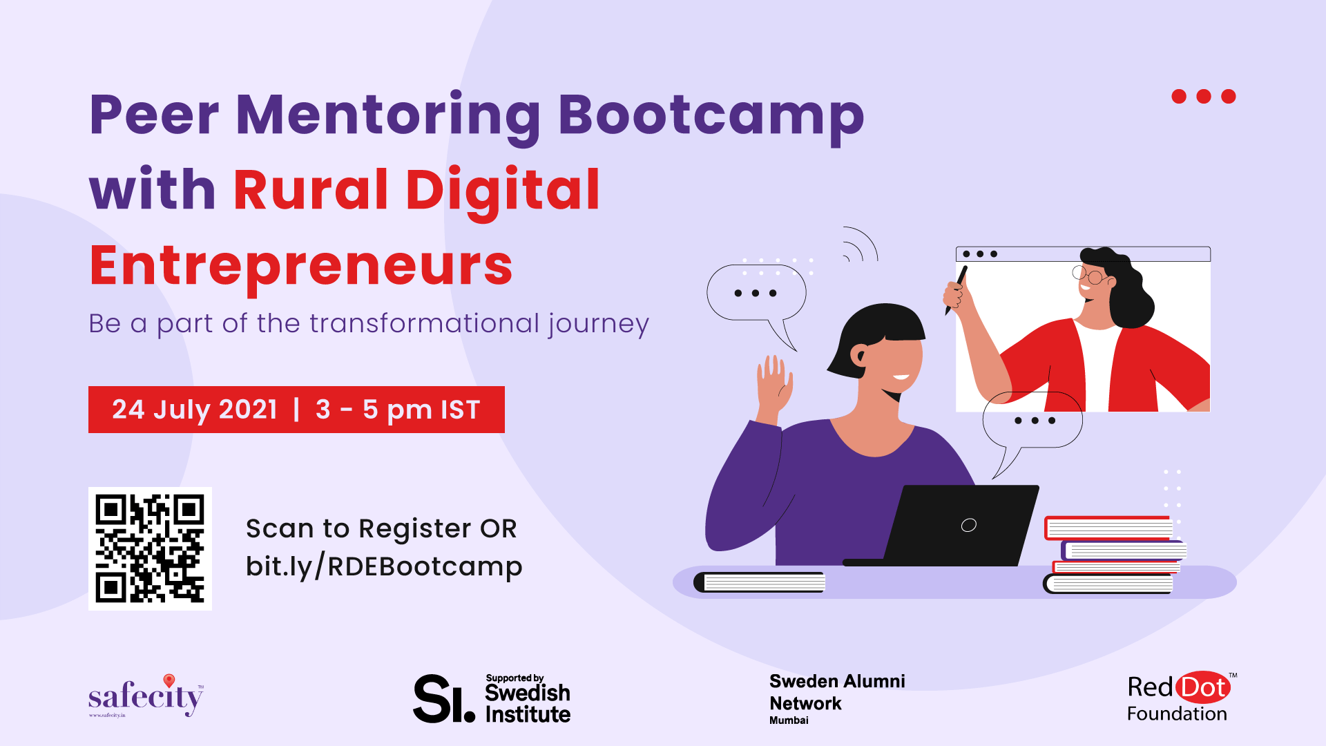 Peer Mentoring Bootcamp with 8 Rural Digital Entrepreneurs